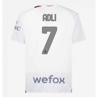 AC Milan Yacine Adli #7 Bortatröja 2023-24 Korta ärmar